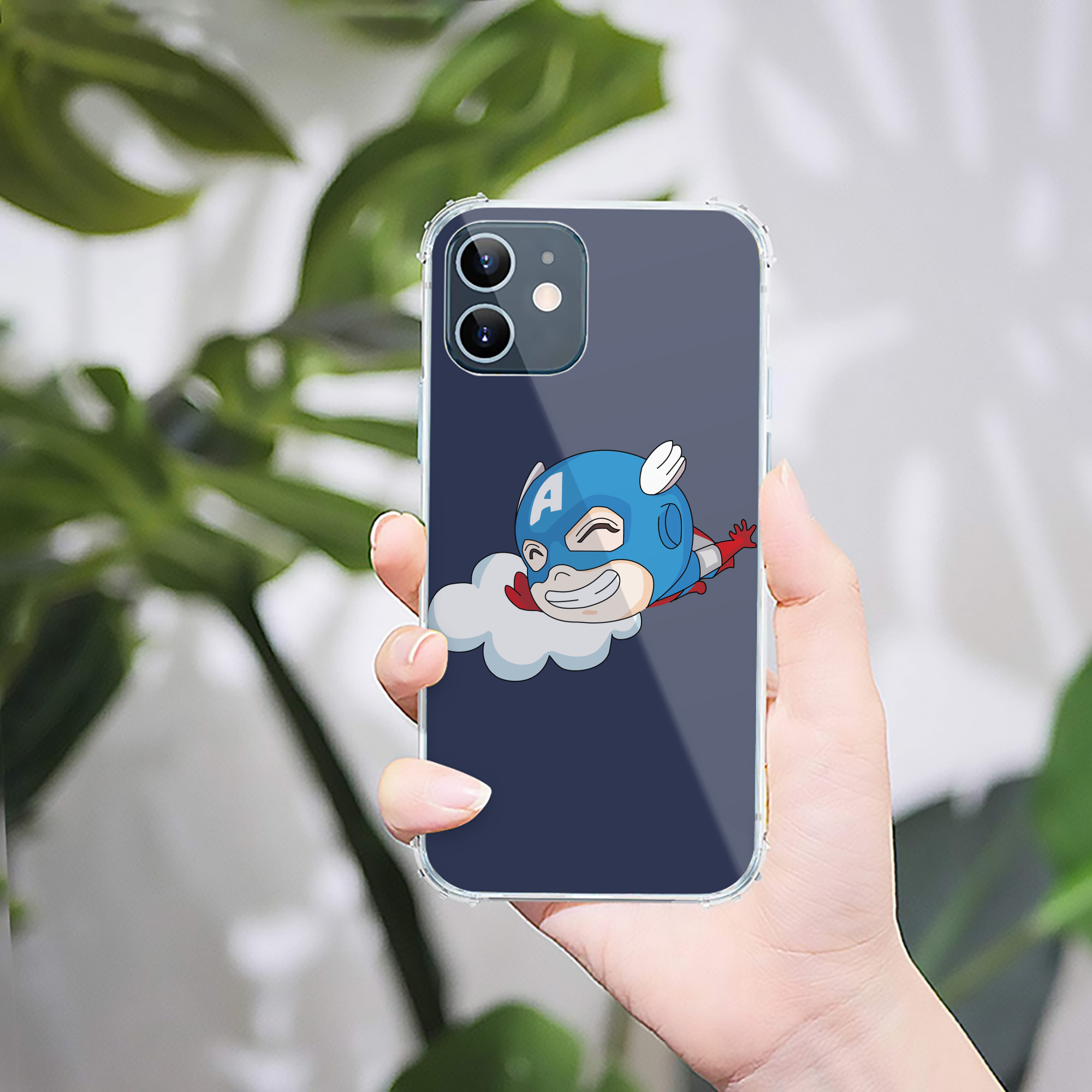 （画像用） アベンジャーズ The Avengers 【iPhone 12シリーズ対応】透明スマホケース（クリアソフトケース）